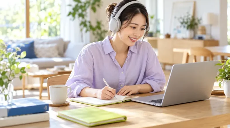 オンライン学習のイメージ（MIKATA制作）