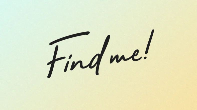 Find me! オンラインレッスン