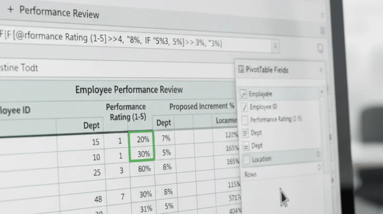 Analyze Employee Performance Using Excel Pivot Tables オンライン講座