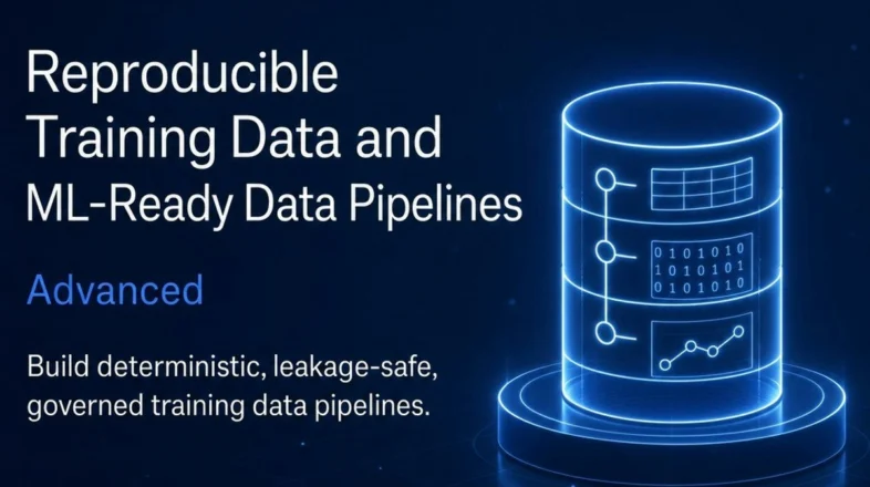Reproducible Training Data and ML-Ready Data Pipelines オンライン講座