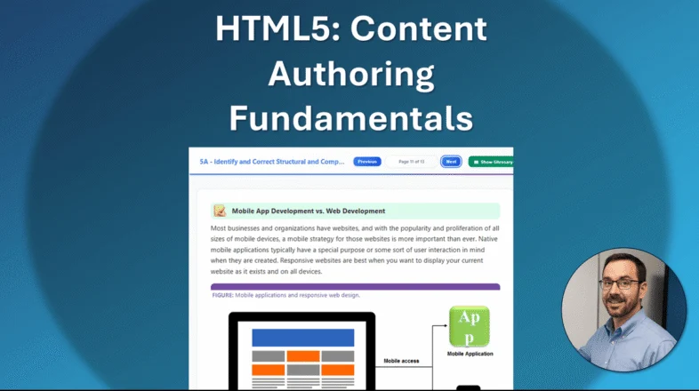 HTML5: Content Authoring Fundamentals オンライン講座