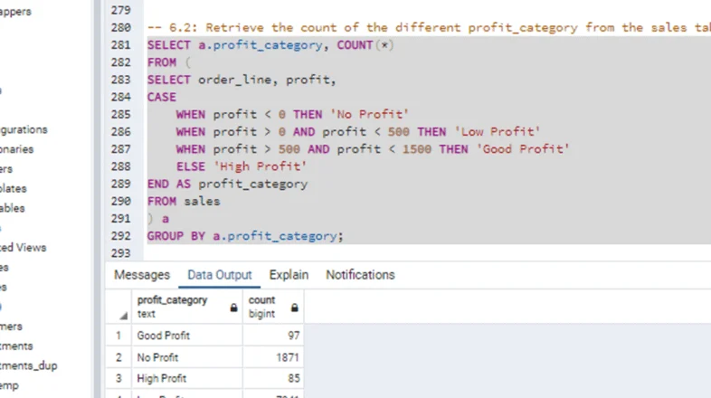 SQL CASE Statements オンライン講座