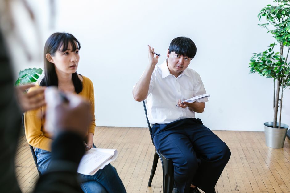 相談者が見つけられずにいる様子