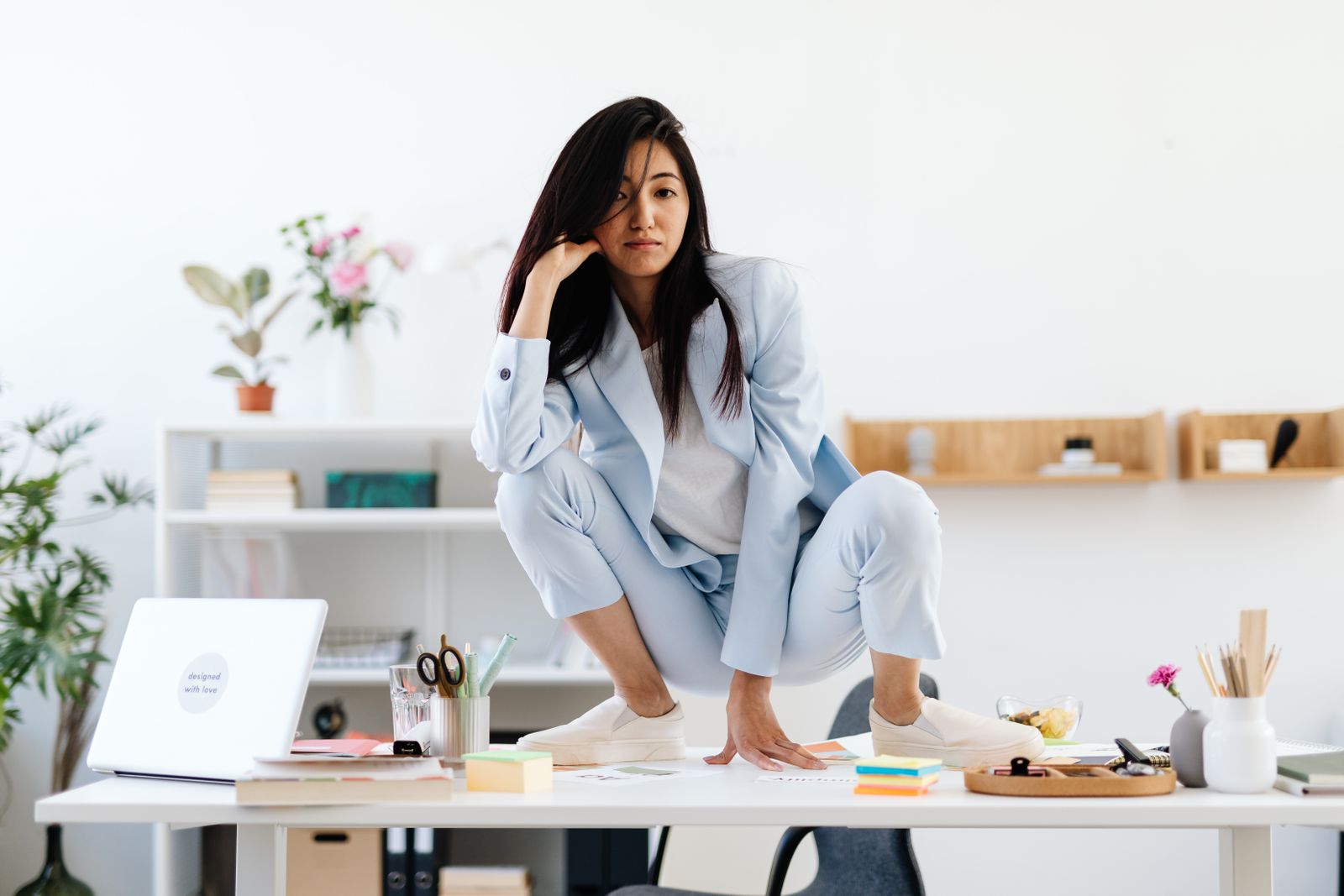 完璧にできないならやりたくないと向き合う穏やかなシーン